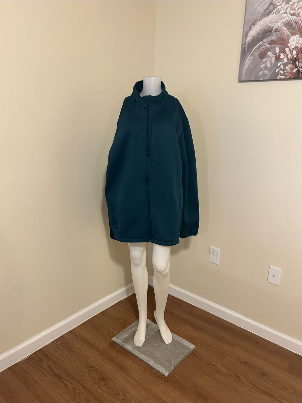 Under Armour Dark Teal Full-Zip Jacket